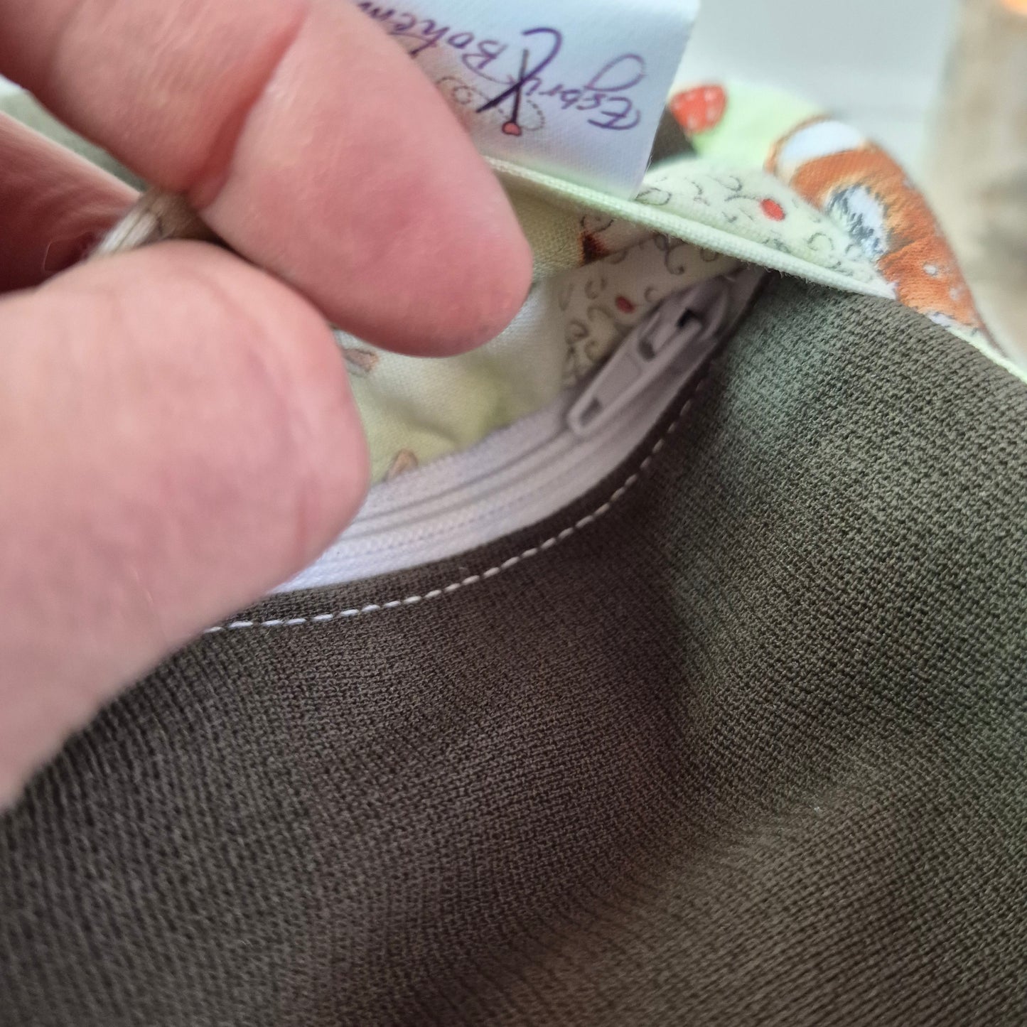 Coussin enfant /Zafu animaux de la forêt