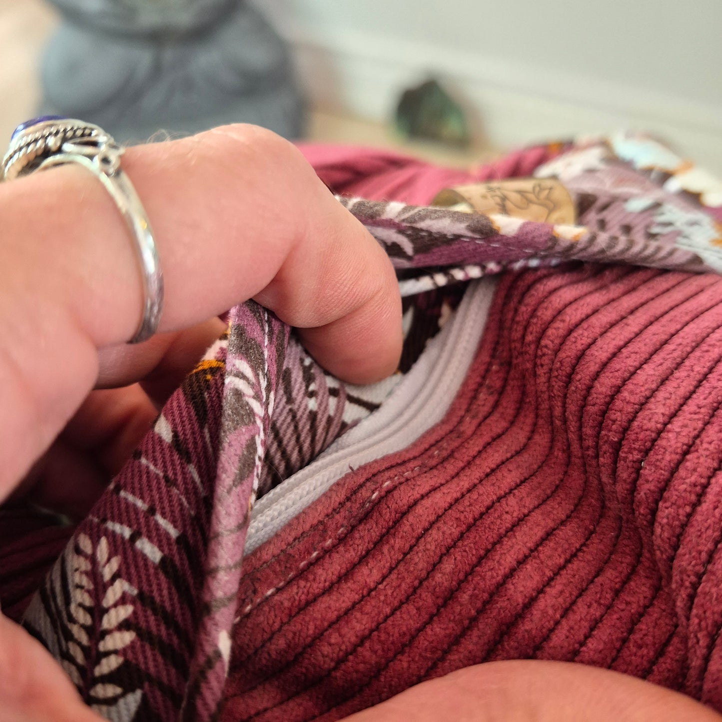 Zafu Éco-Friendly/Coussin de Méditation en Matériaux Recyclés