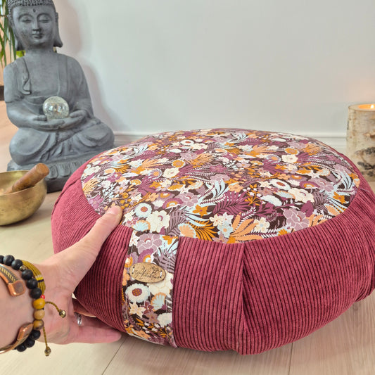 Zafu Éco-Friendly/Coussin de Méditation en Matériaux Recyclés