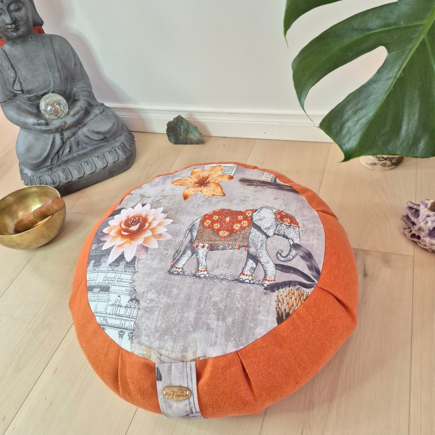 Coussin de méditation Éléphant