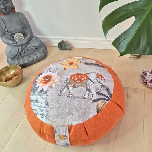 Coussin de méditation Éléphant