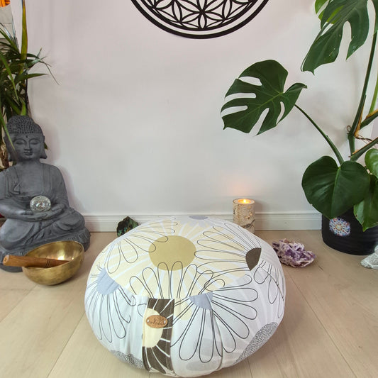 Zafu Éco-Friendly/Coussin de Méditation en Matériaux Recyclés