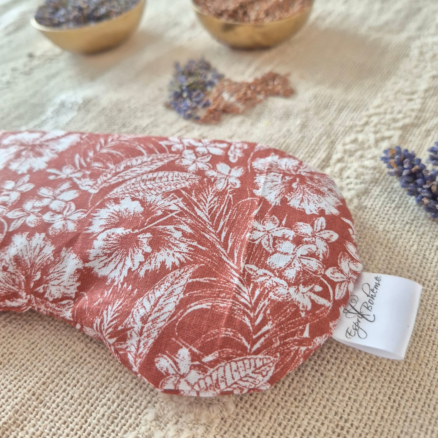 Coussin pour les yeux en lin Bio et lavande