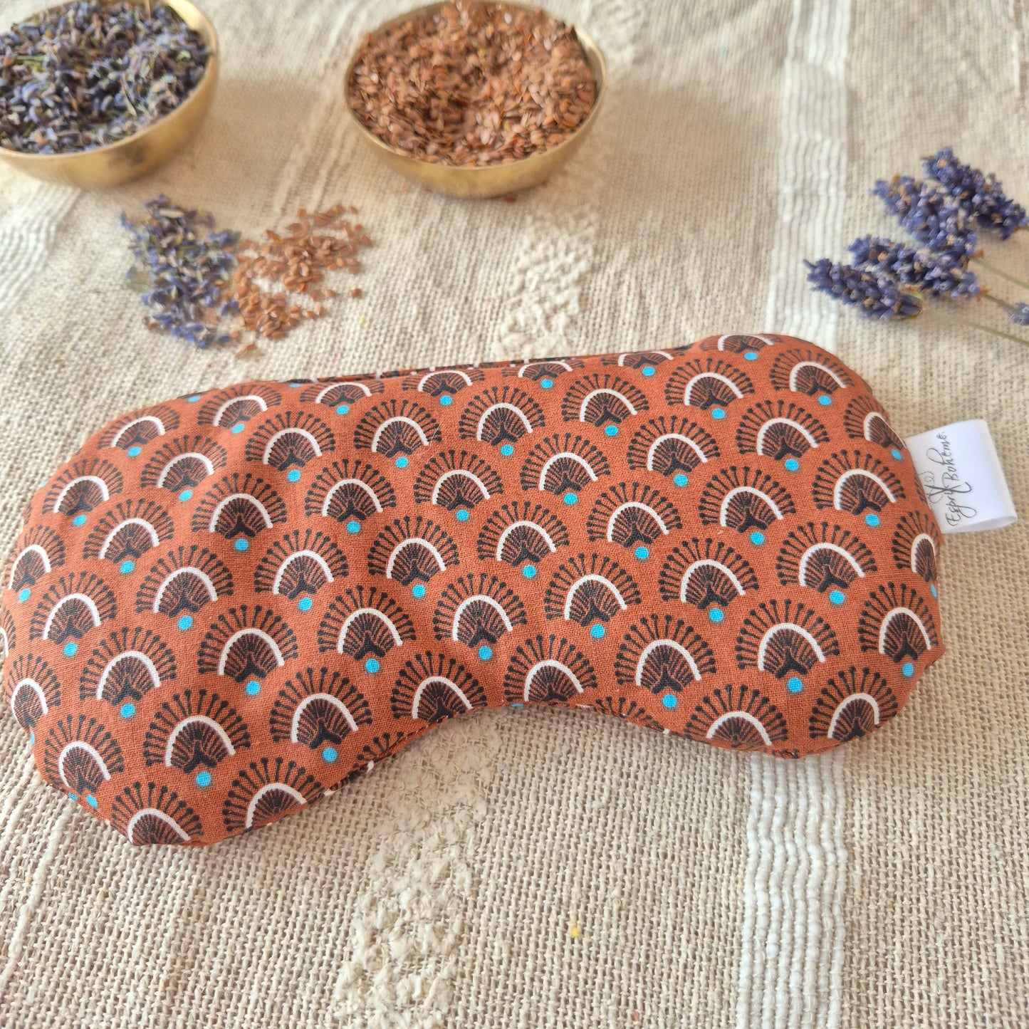 Repose yeux en lin Bio et lavande