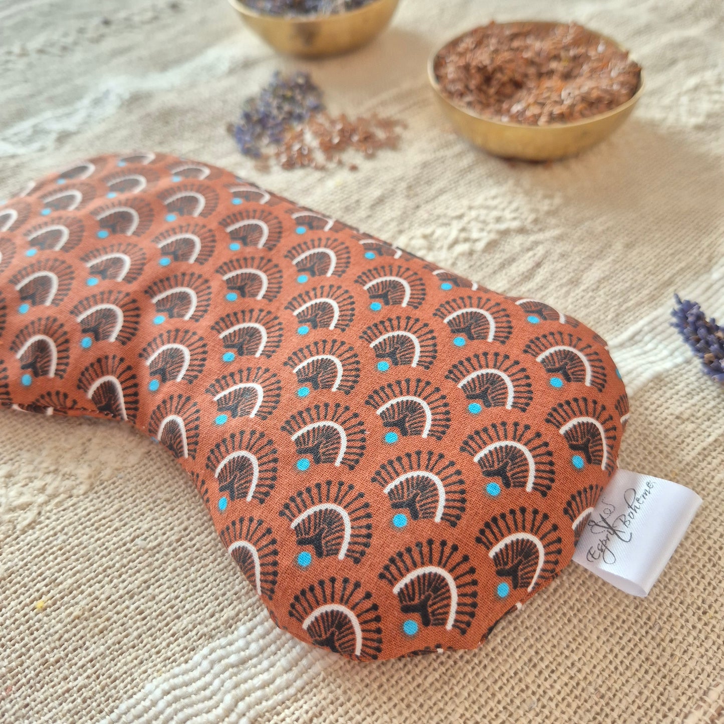 Repose yeux en lin Bio et lavande