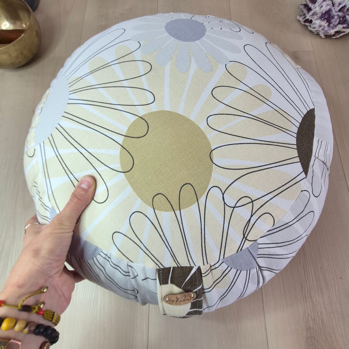 Zafu Éco-Friendly/Coussin de Méditation en Matériaux Recyclés