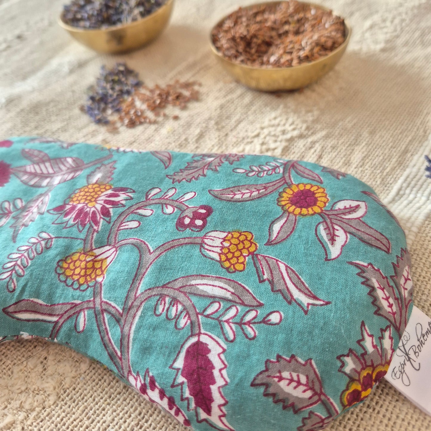 Repose yeux en lin Bio et lavande