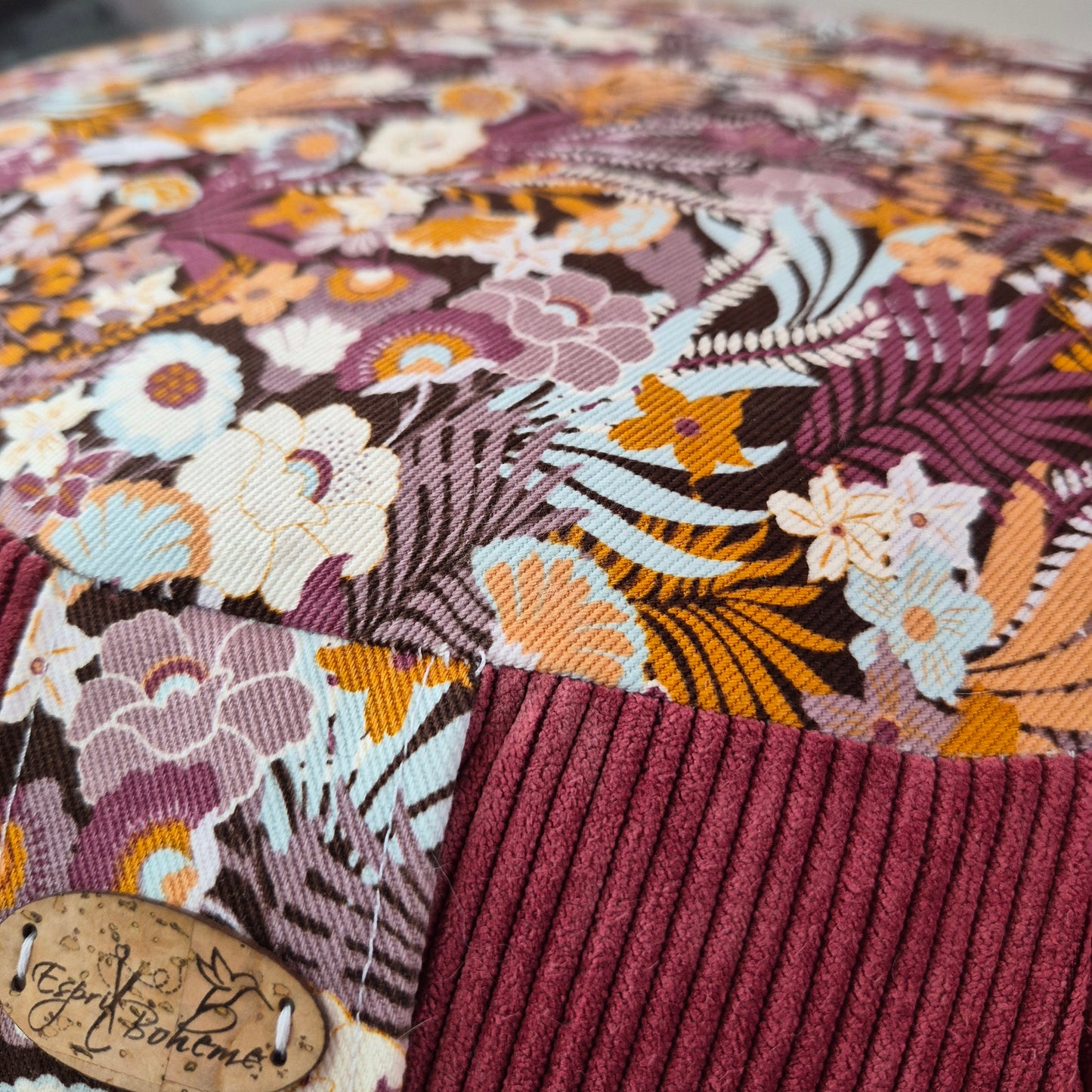 Zafu Éco-Friendly/Coussin de Méditation en Matériaux Recyclés