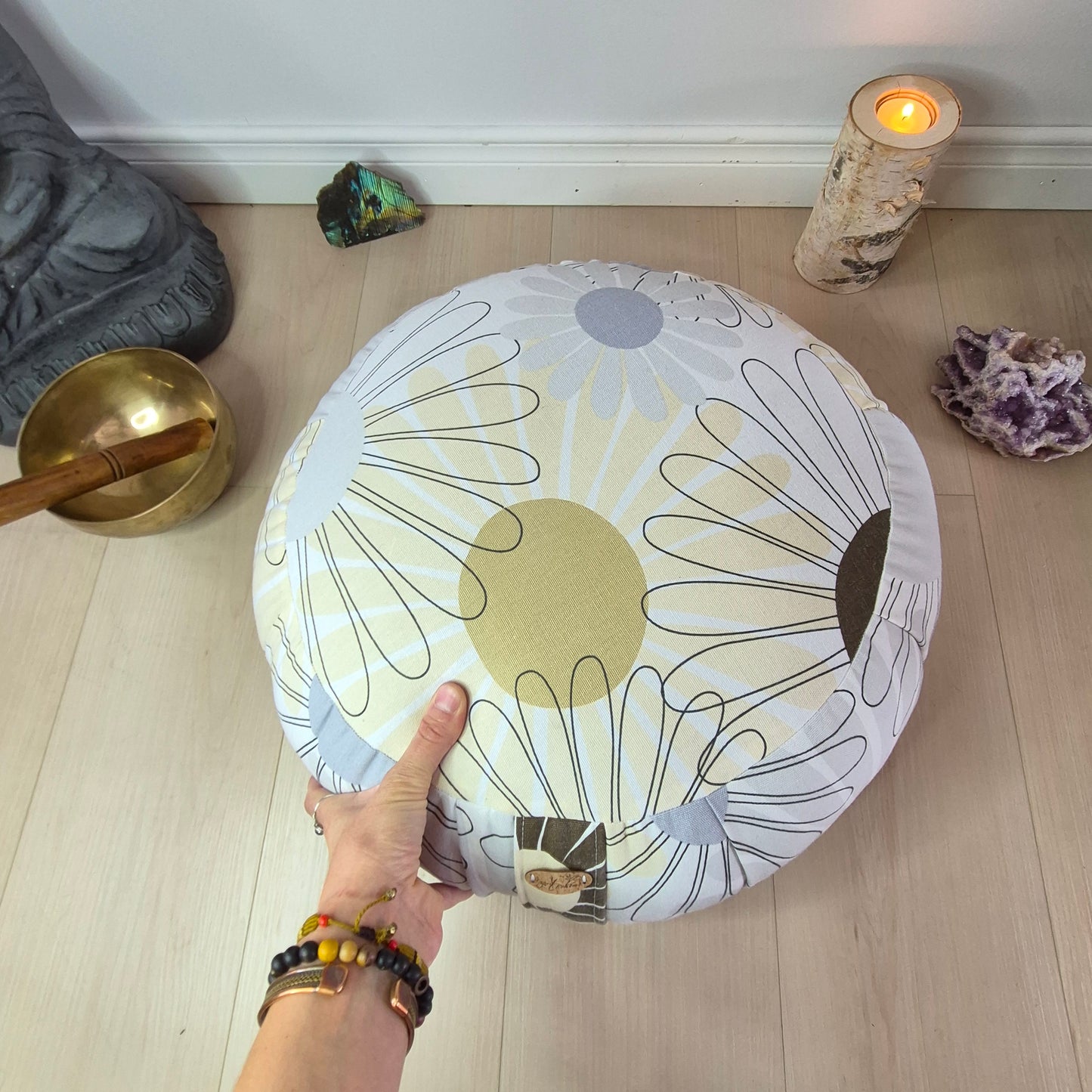 Zafu Éco-Friendly/Coussin de Méditation en Matériaux Recyclés