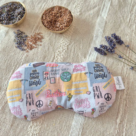 Repose yeux en lin Bio et lavande