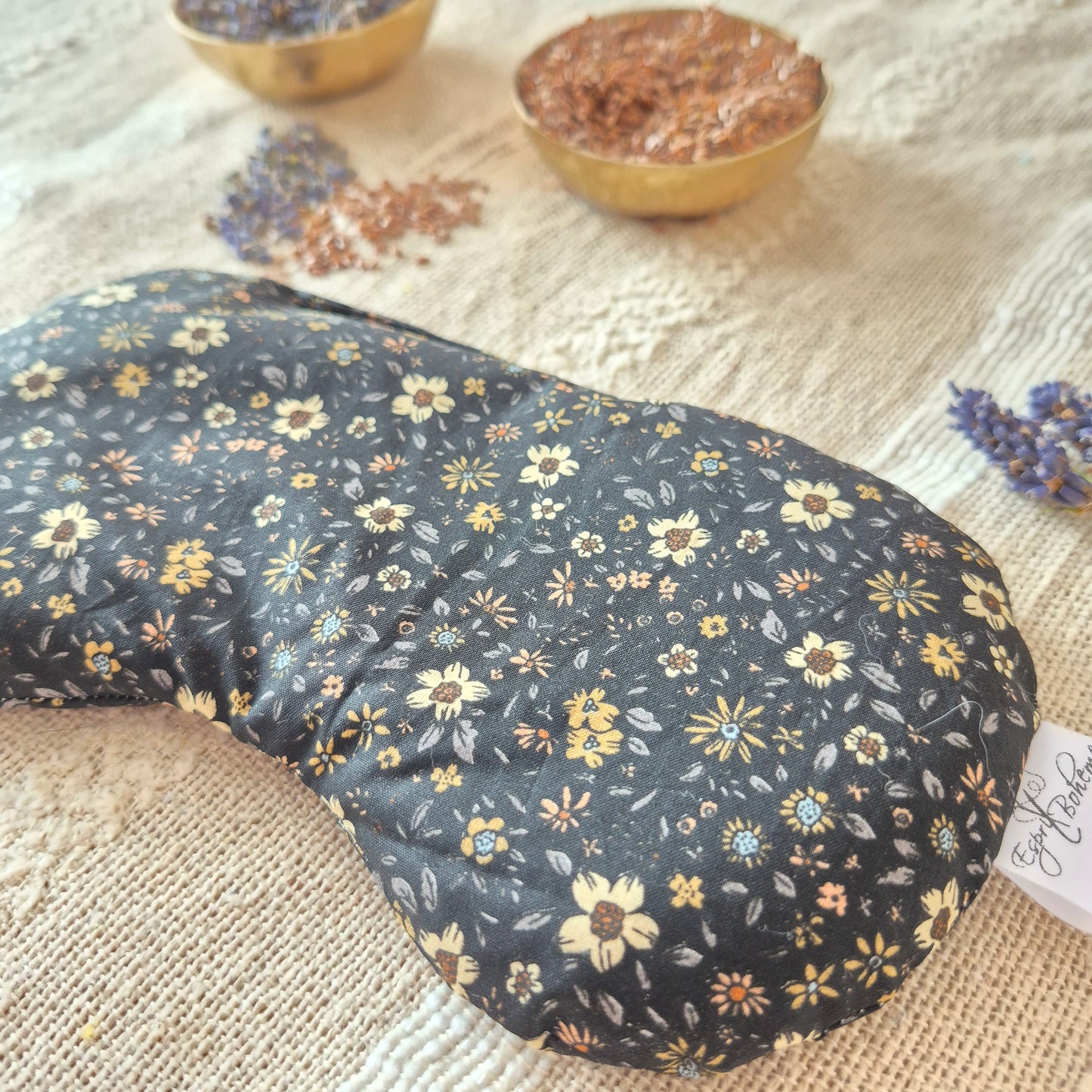 Repose yeux en lin Bio et lavande