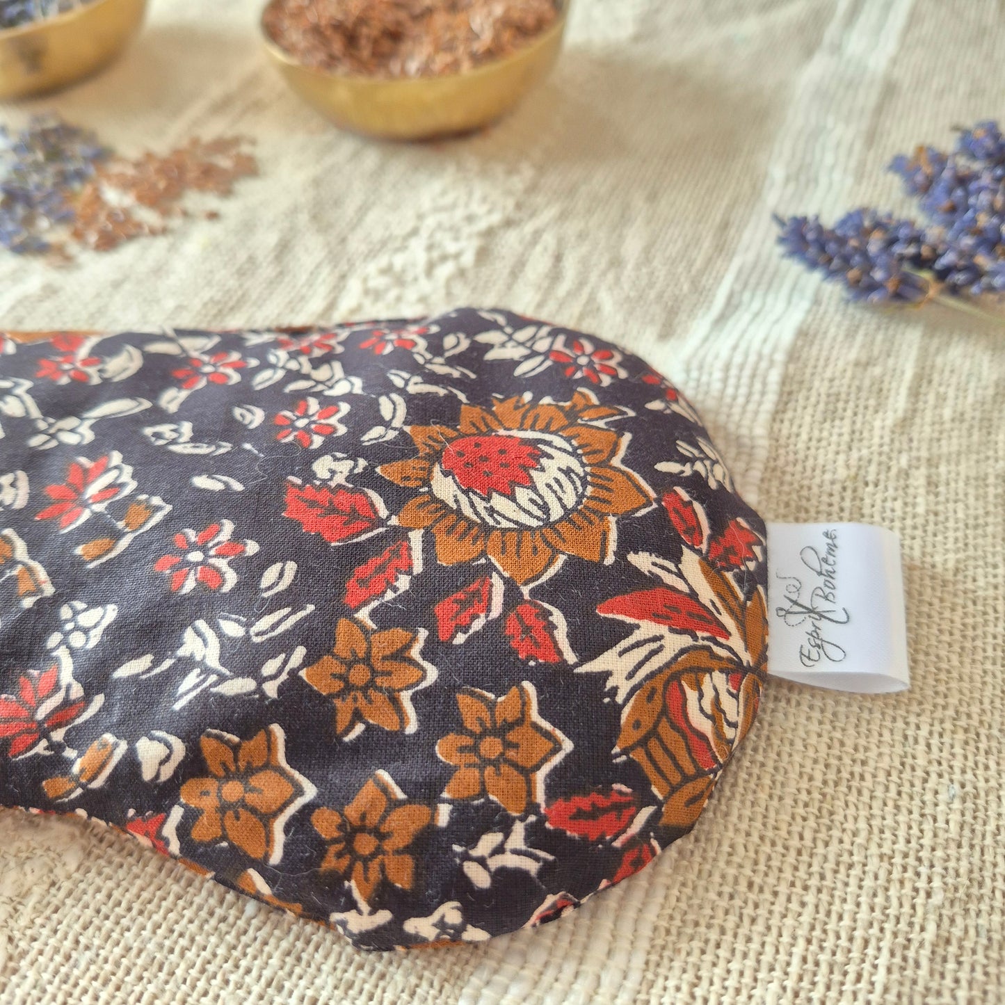 Repose yeux en lin Bio et lavande