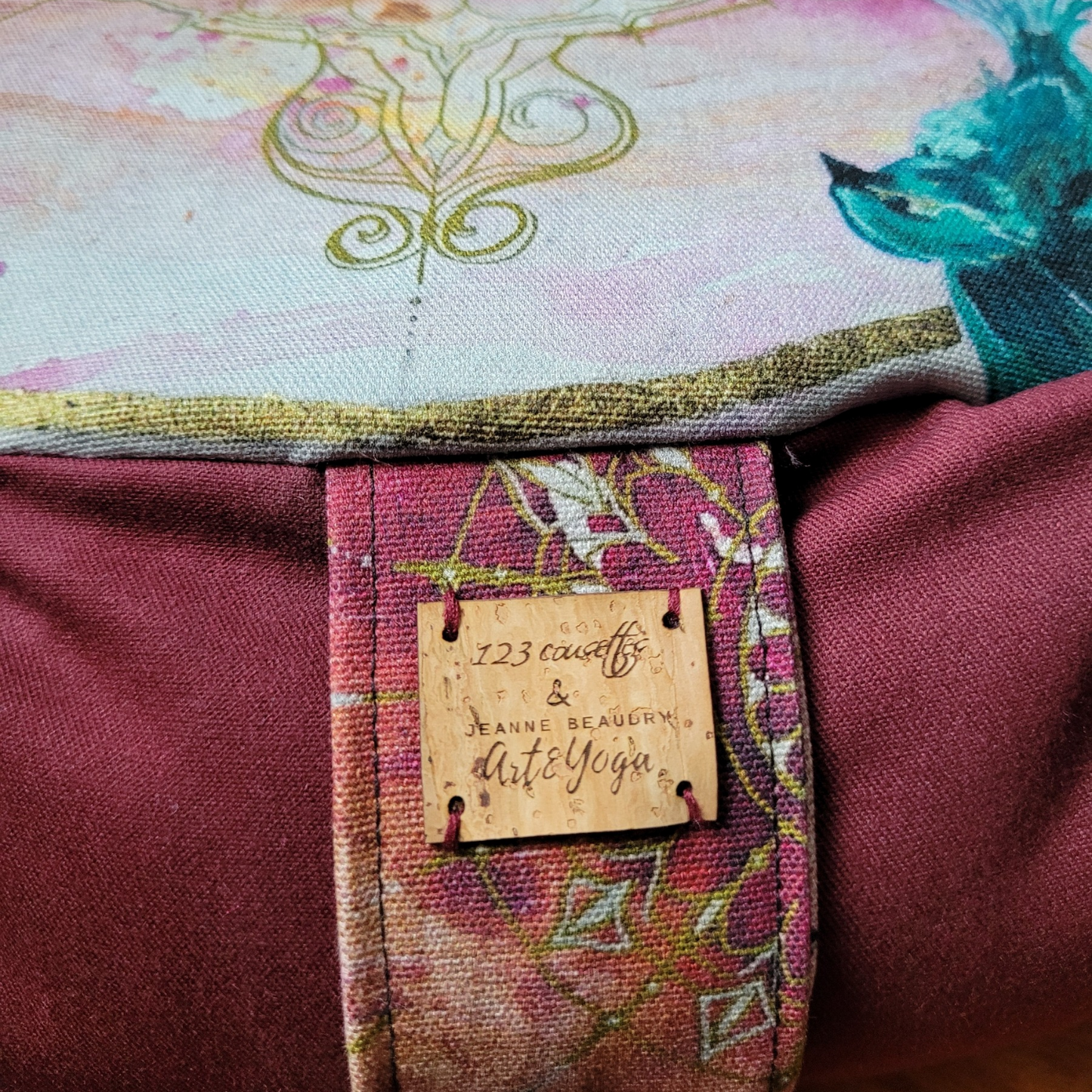 Coussin de méditation /Zafu Bird Portal, MantrArt