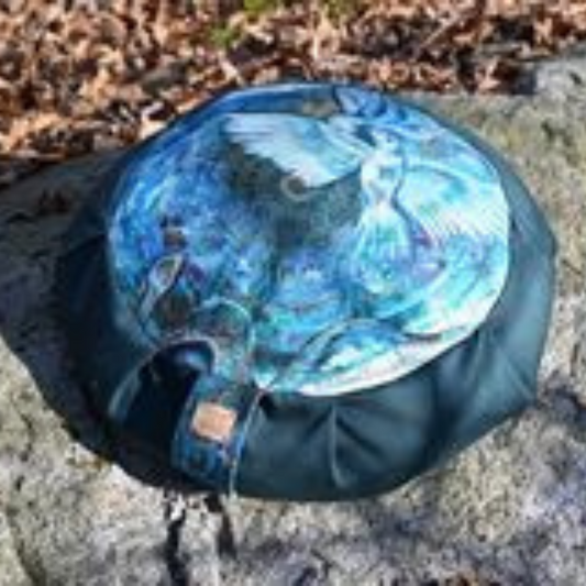 Coussin de méditation /Zafu Lilith,  MantrArt