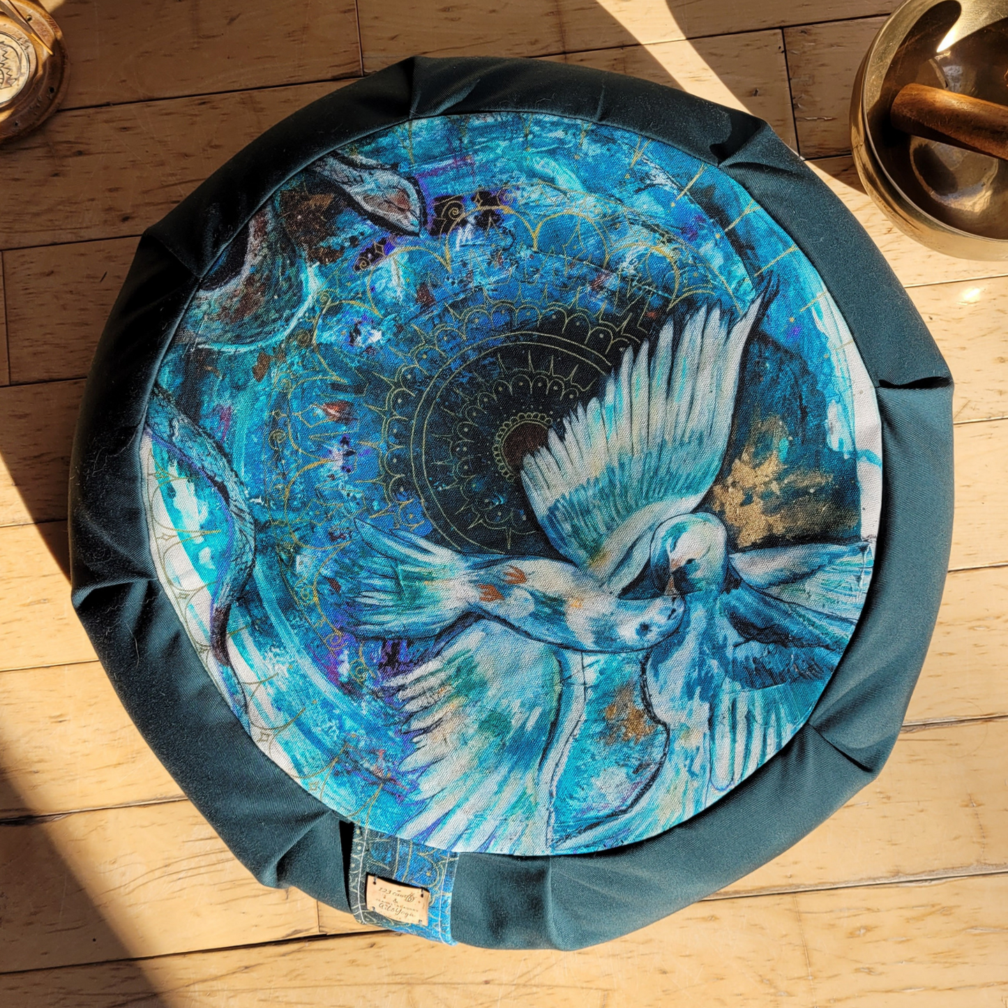 Coussin de méditation /Zafu Lilith,  MantrArt